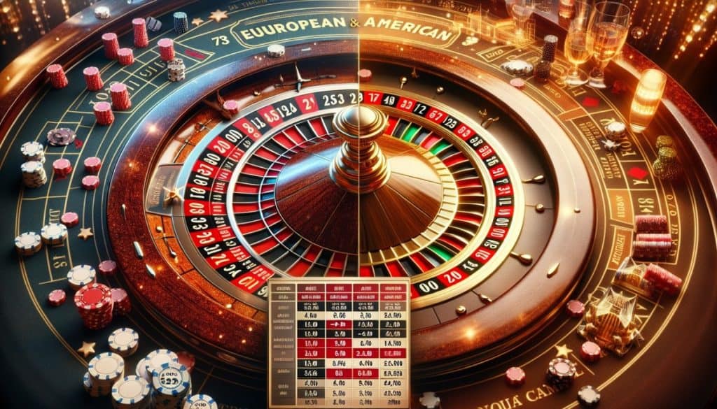 Koja je razlika između evropskog i američkog ruleta?